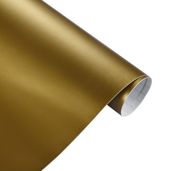 gold matt Folie 10mx1.52m - Style-Your-Car